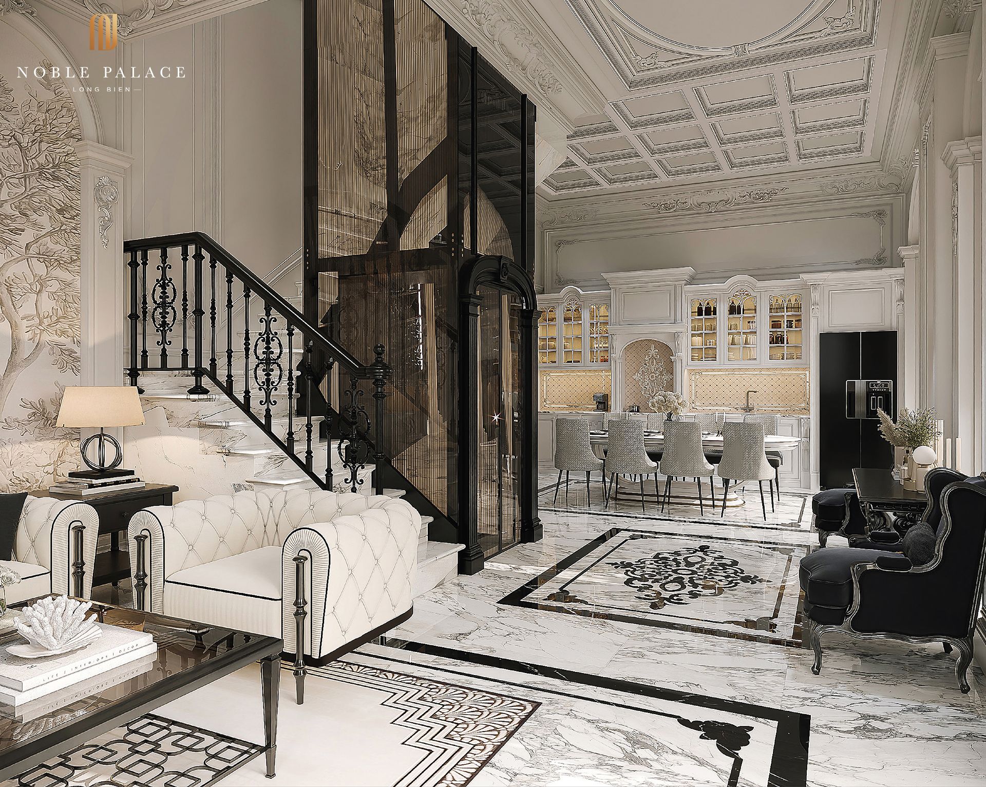 Bán căn góc biệt thự Tây Nam ARTEMIS hoàn thiện mặt ngoài gần Club House Noble Palace Long Biên